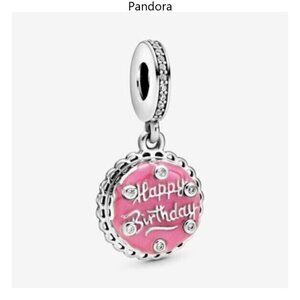 Pandora Pink Birthday Cake Dangle Charm